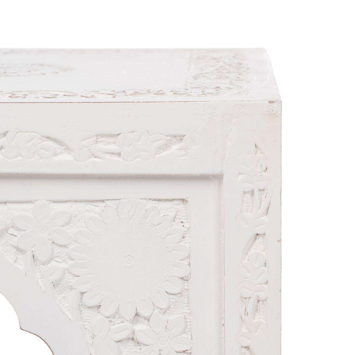 Вспомогательный стол Деревянный Белый 36 x 36 x 42 cm DMF-5