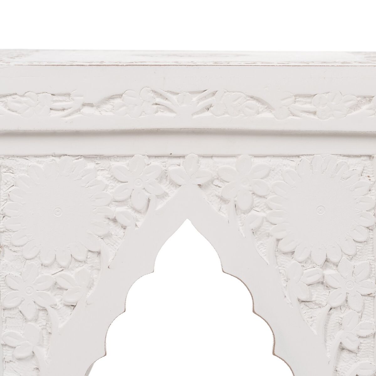 Вспомогательный стол Деревянный Белый 36 x 36 x 42 cm DMF-6