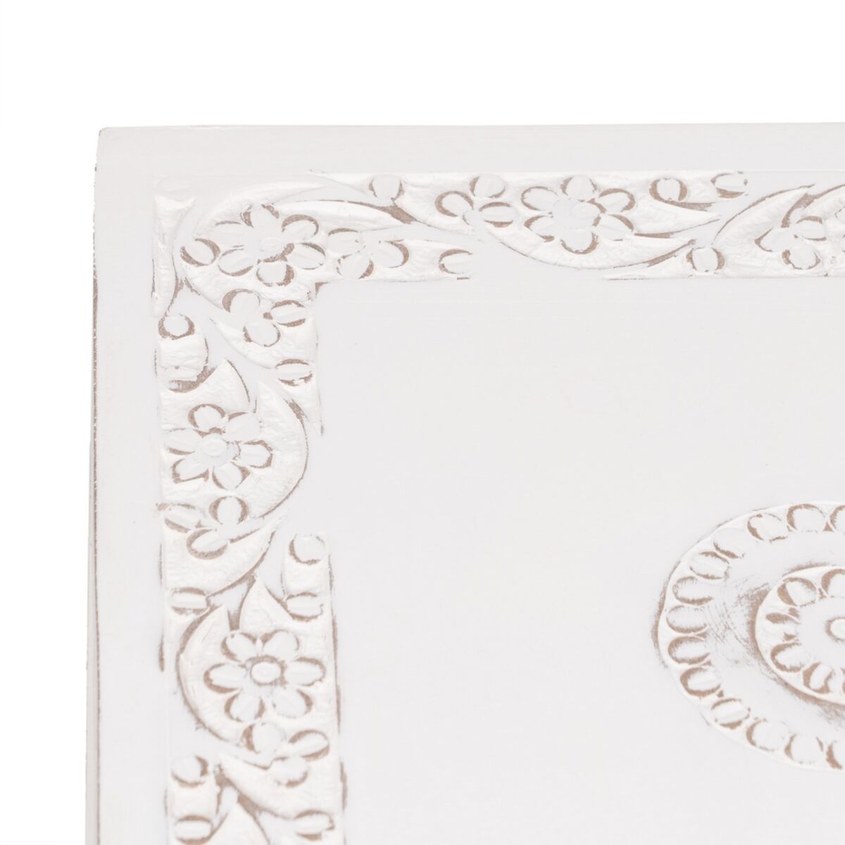 Вспомогательный стол Деревянный Белый 36 x 36 x 42 cm DMF-8