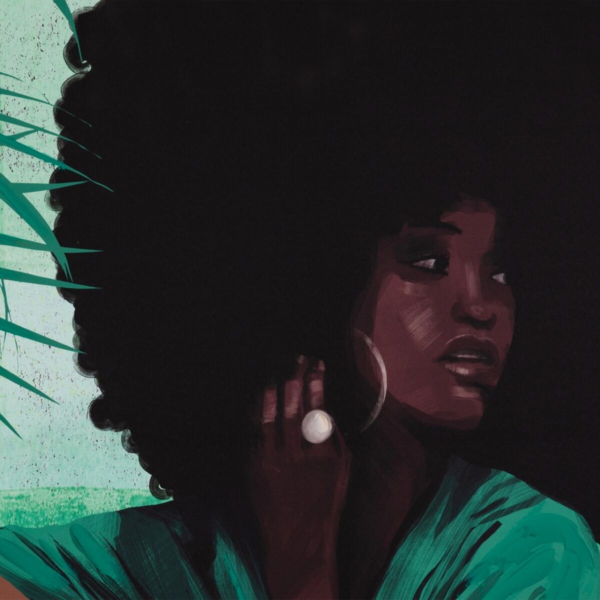 Полотно 83 x 123 cm Африканка-7