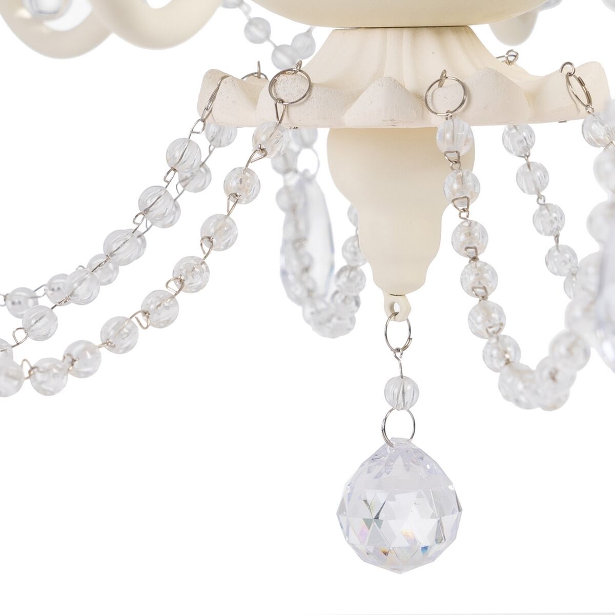 Потолочный светильник 65 x 65 x 107 cm Бежевый Металл Ø 15 cm Классический-4