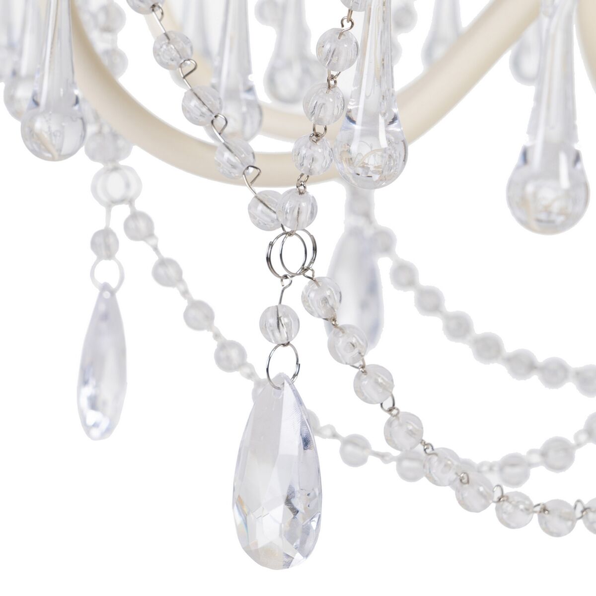 Потолочный светильник 65 x 65 x 107 cm Бежевый Металл Ø 15 cm Классический-5