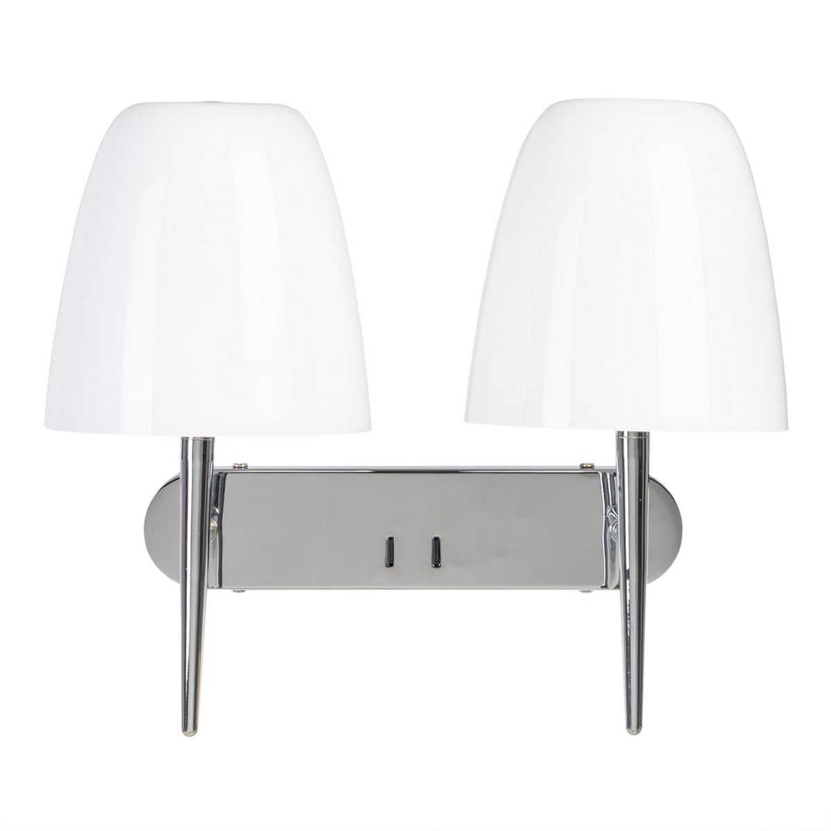 Настенный светильник 42 x 22 x 33,7 cm Стеклянный Металл Серебряный-8