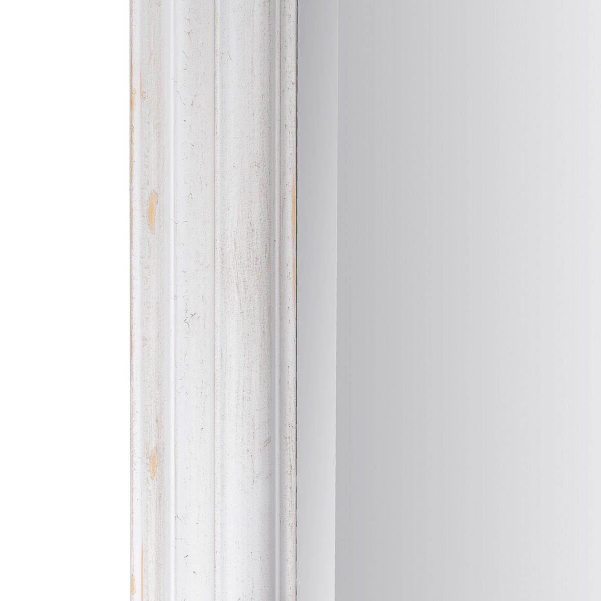 Зеркало 46 x 6 x 147 cm Стеклянный Деревянный Белый-3