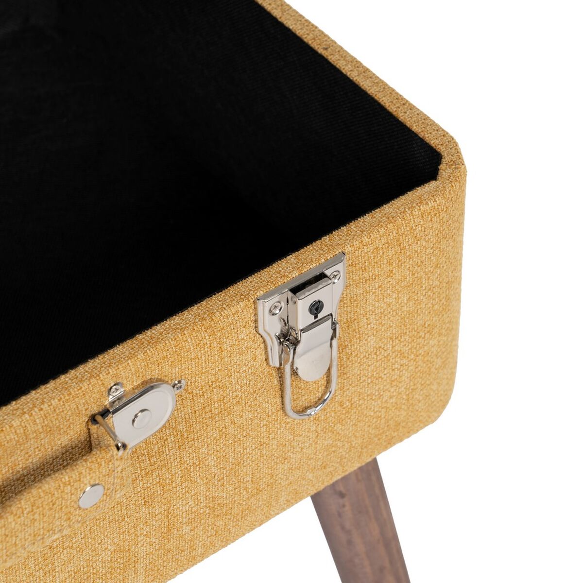 Сундук 50 x 35 x 45 cm Синтетическая ткань Деревянный-3