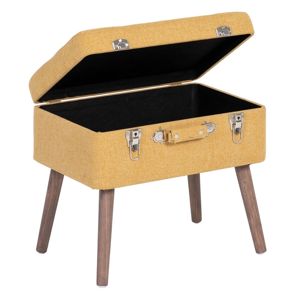 Сундук 50 x 35 x 45 cm Синтетическая ткань Деревянный-6