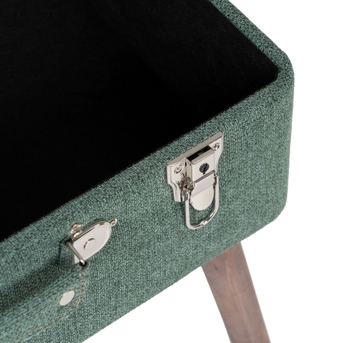 Сундук 50 x 35 x 45 cm Синтетическая ткань Деревянный-4