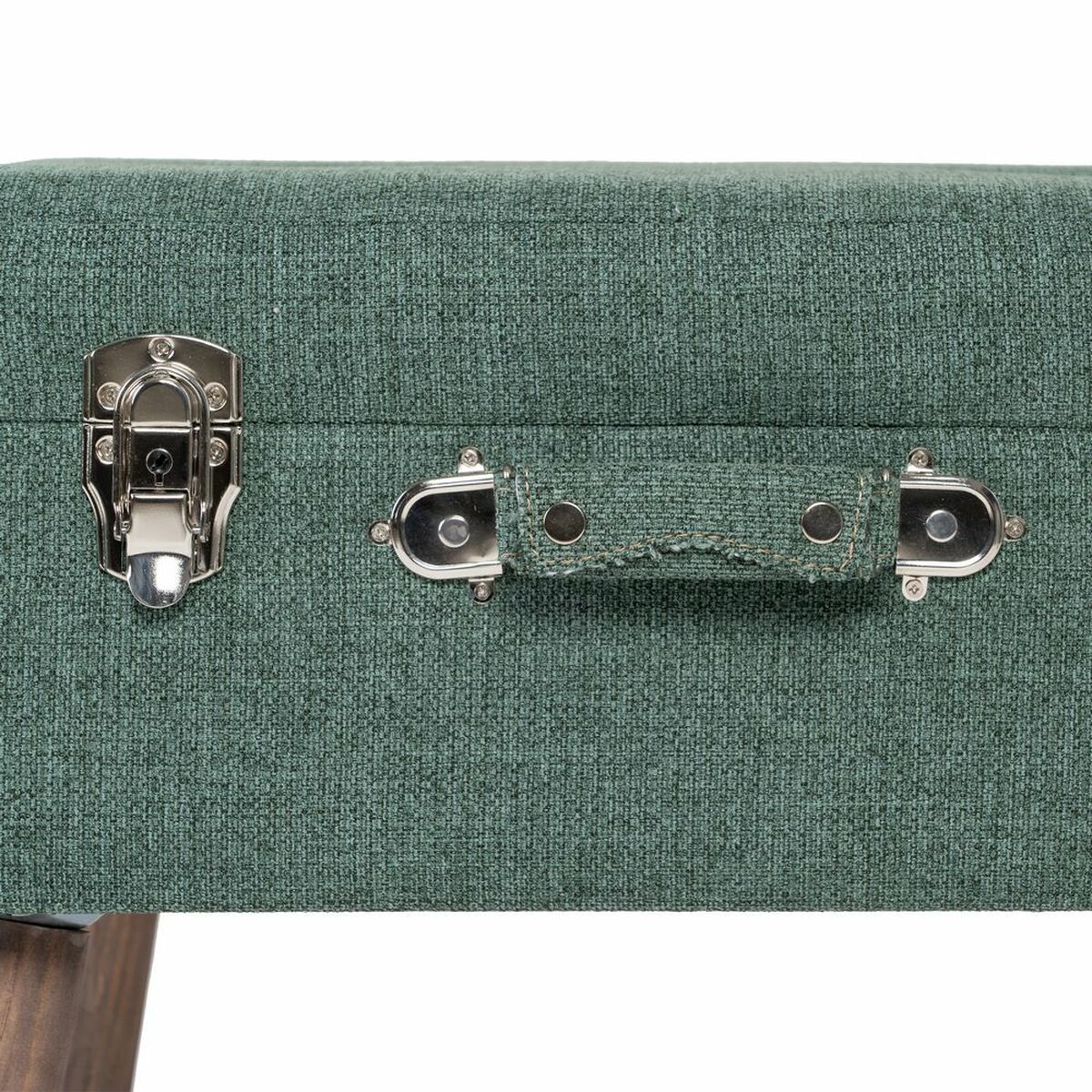 Сундук 50 x 35 x 45 cm Синтетическая ткань Деревянный-5