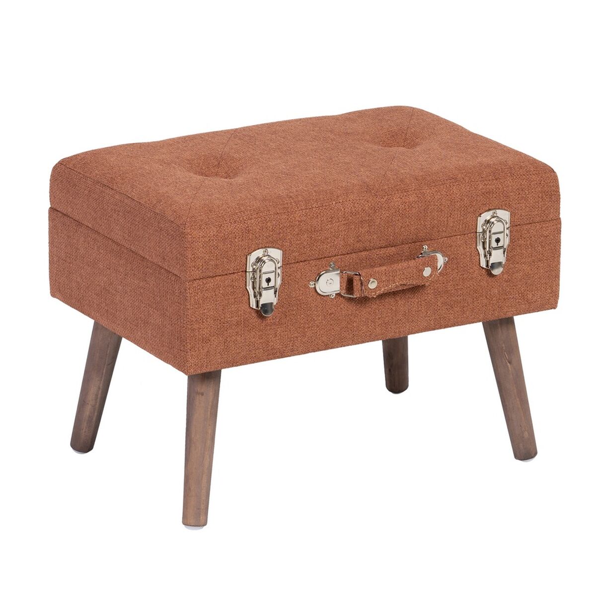 Сундук Синтетическая ткань Деревянный-8