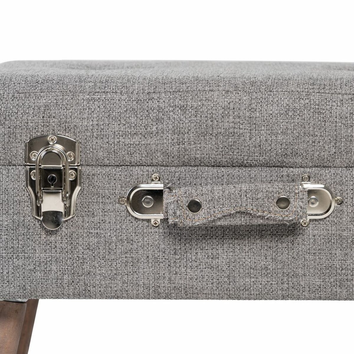 Сундук Синтетическая ткань Деревянный-3