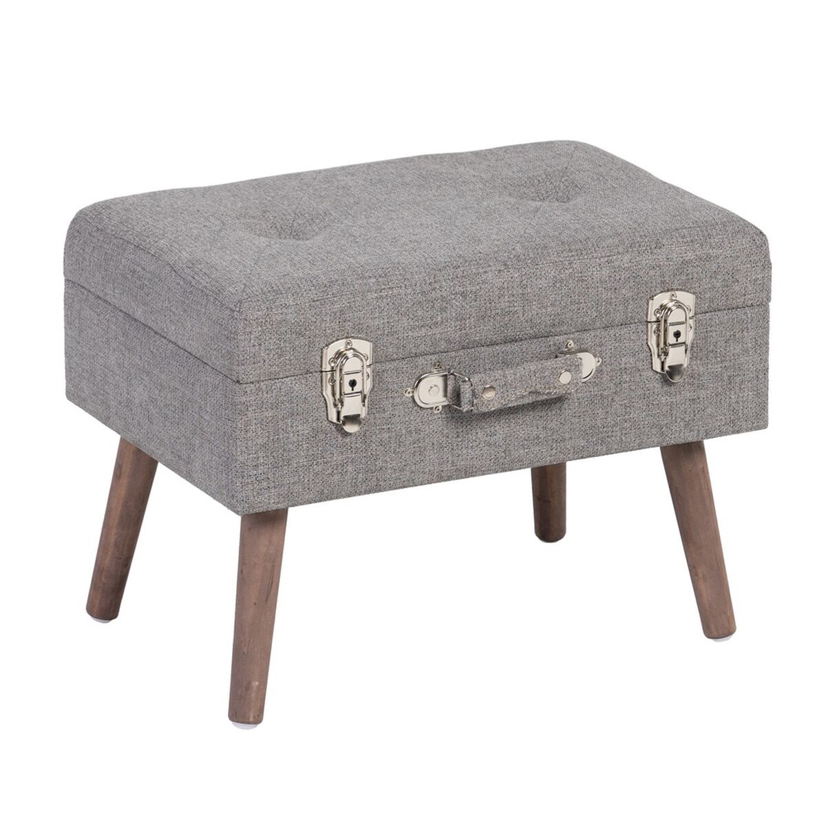 Сундук Синтетическая ткань Деревянный-8