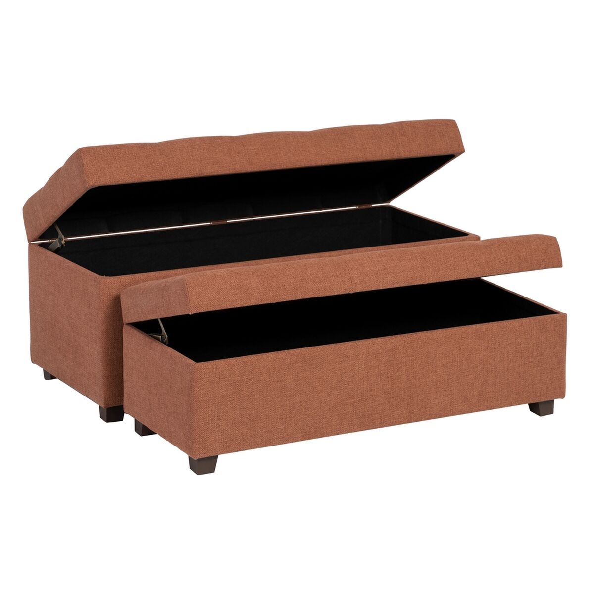 Сундук 102 x 41 x 43 cm Синтетическая ткань Деревянный-8