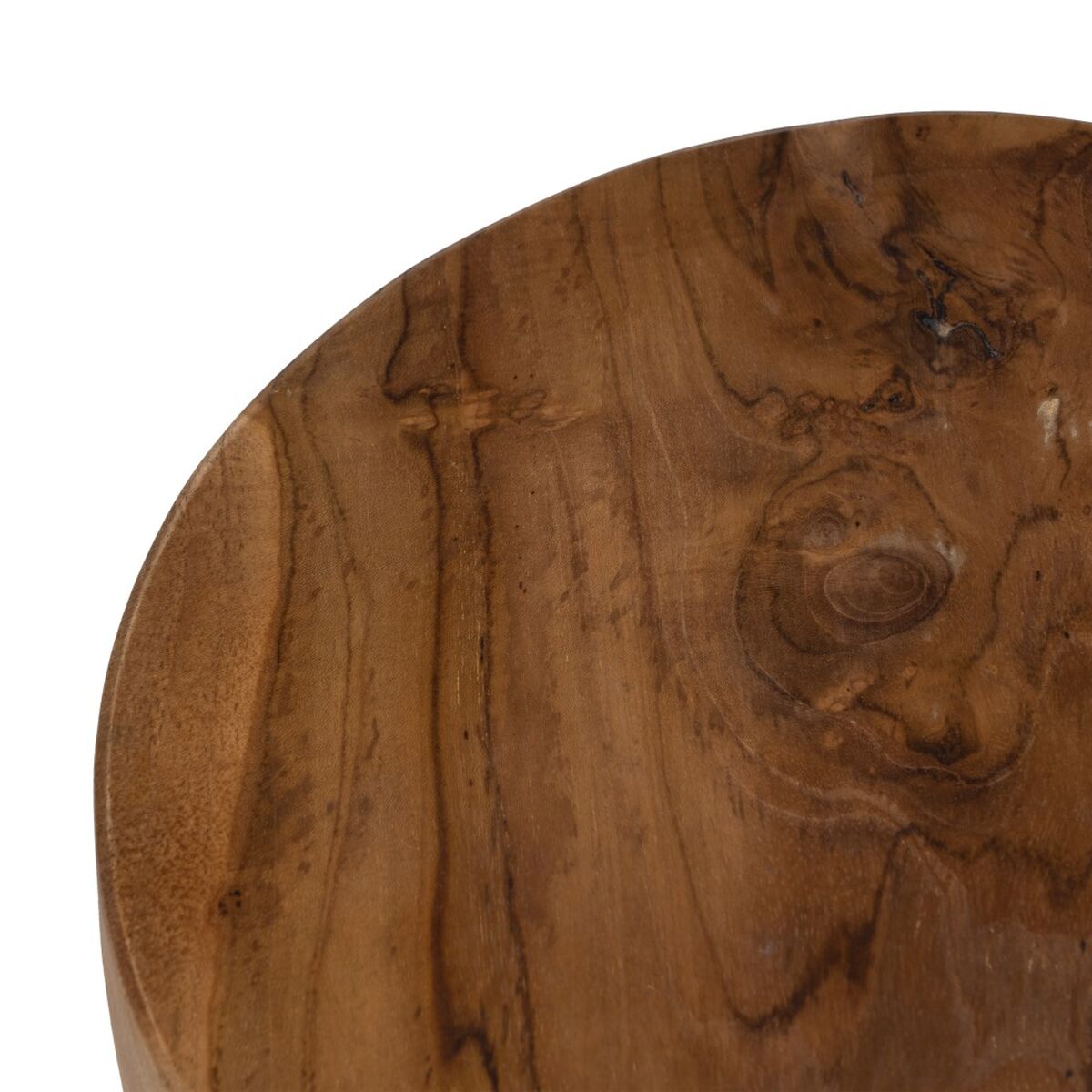 Банкетка AKAR Натуральный древесина тика 30 x 30 x 45 cm-6