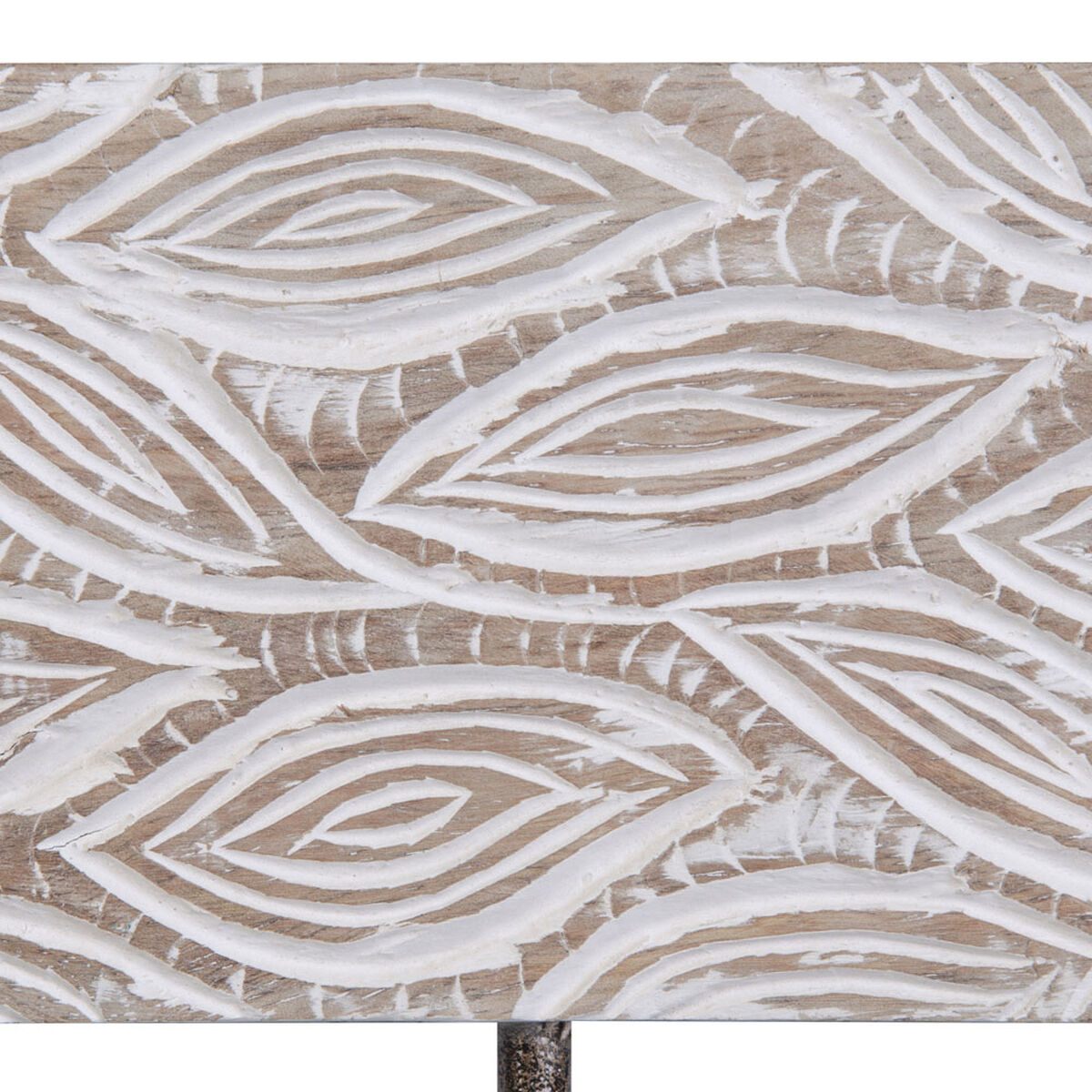 Настенная вешалка 61 x 7 x 16,5 cm Металл Деревянный-3