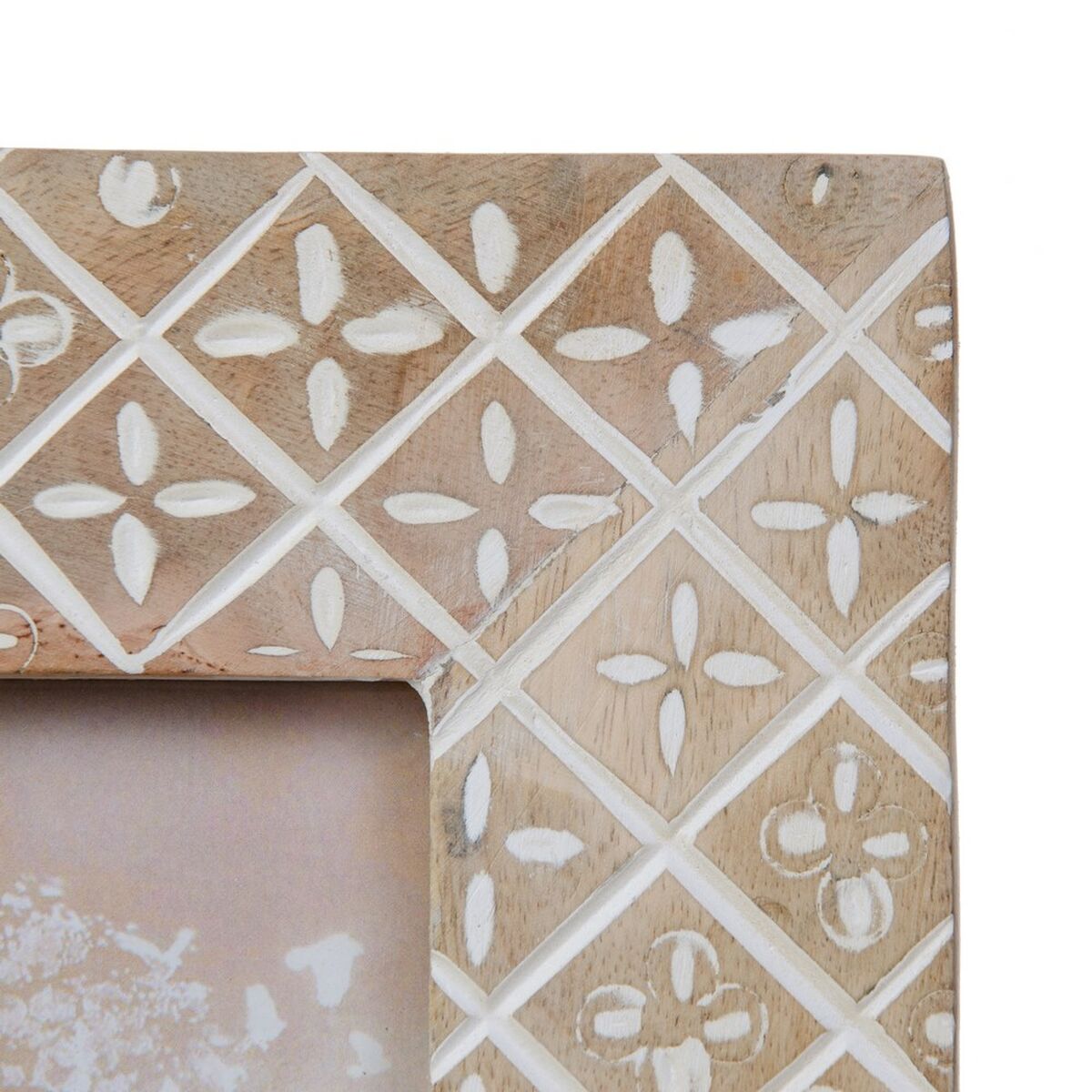 Фоторамка 18,5 x 2 x 23,5 cm Деревянный Белый-2