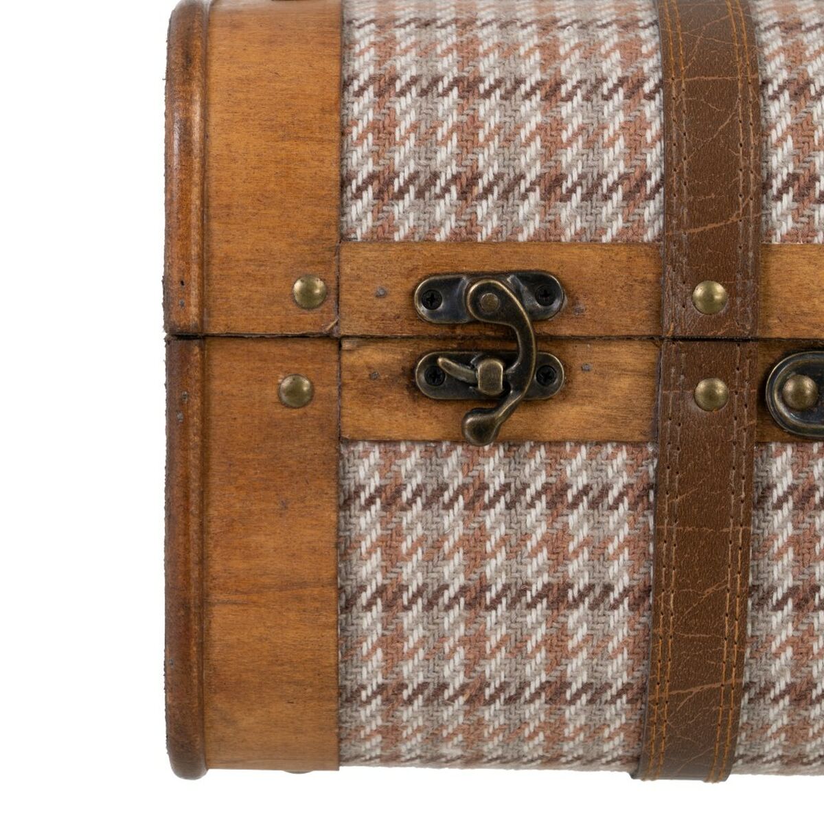 Набор сундуков 50 x 36 x 20 cm Синтетическая ткань Деревянный фотографии (2 Предметы)-7