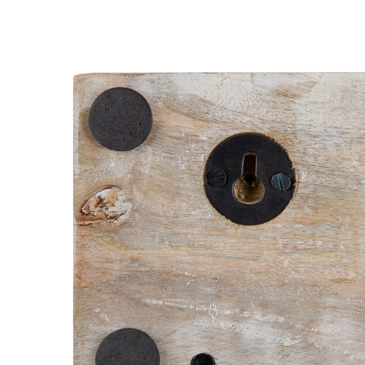 Настенная вешалка 30 x 7 x 16 cm Металл Деревянный-2