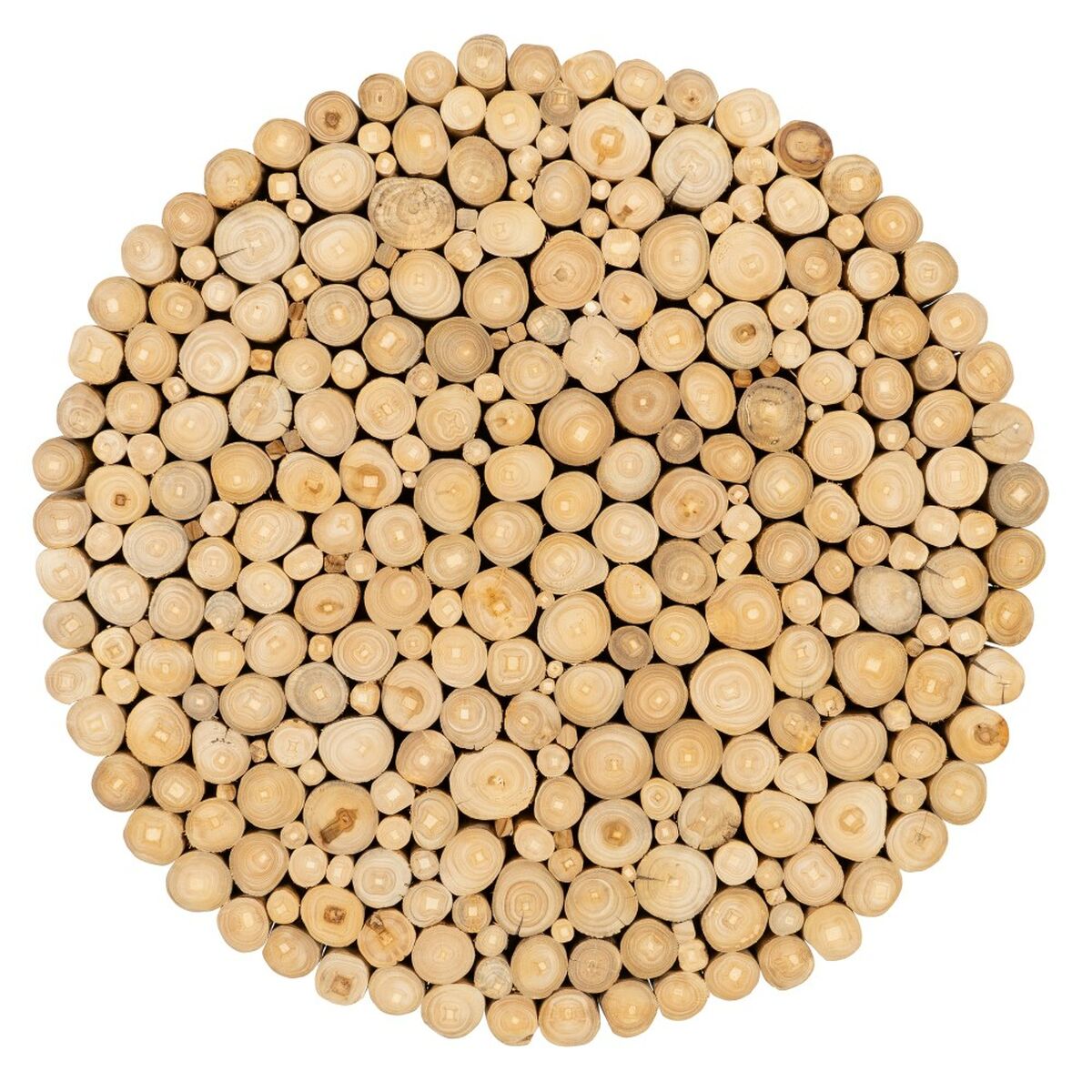 Кофейный столик AKAR древесина тика 70 x 70 x 40 cm-3