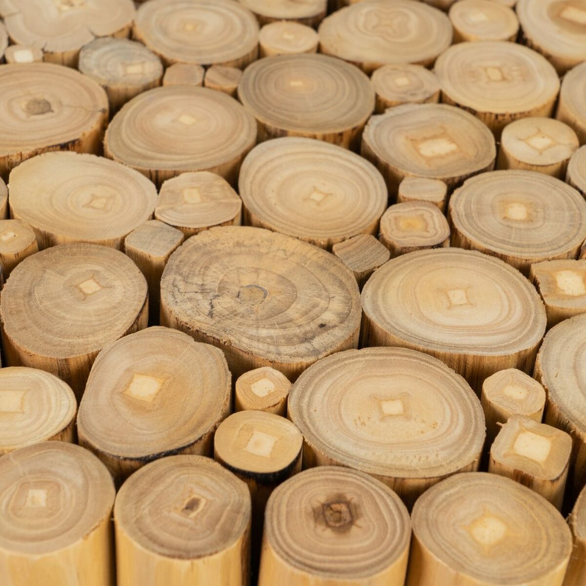 Кофейный столик AKAR древесина тика 70 x 70 x 40 cm-5