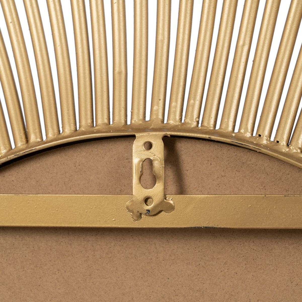 Настенное зеркало Позолоченный Металл 80 x 6 x 80 cm-2