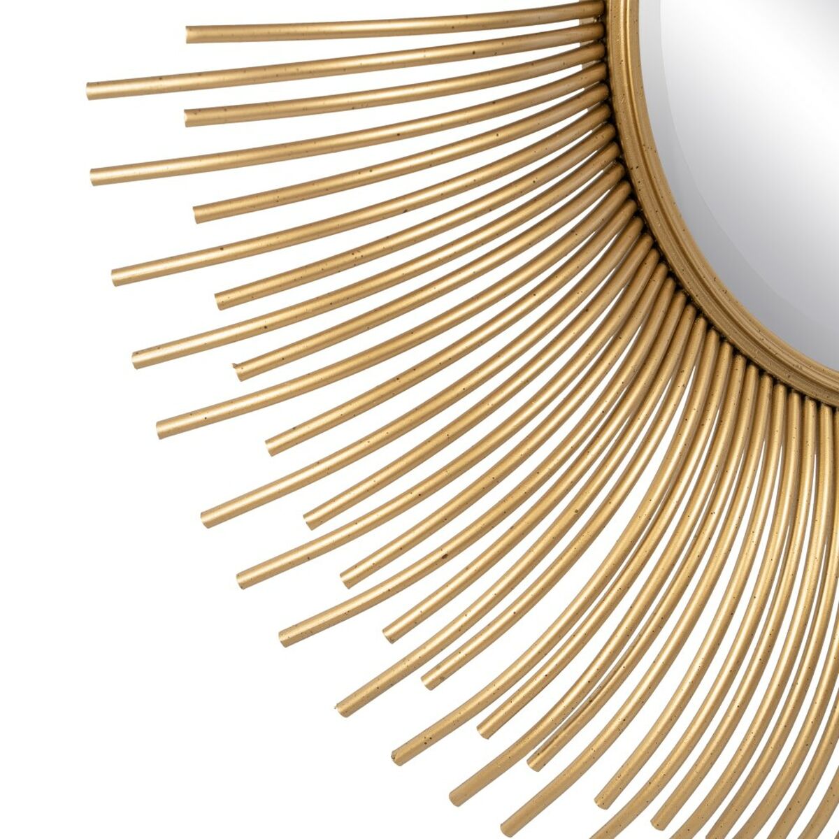 Настенное зеркало Позолоченный Металл 80 x 6 x 80 cm-4