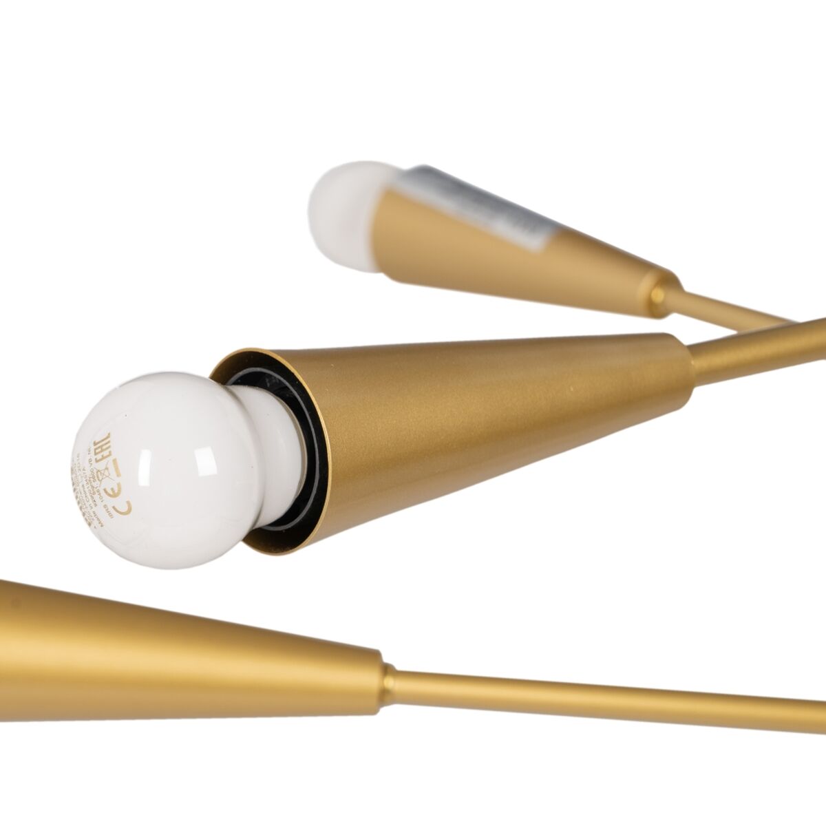 Потолочный светильник 80 x 80 x 129,5 cm Позолоченный Металл современный-3