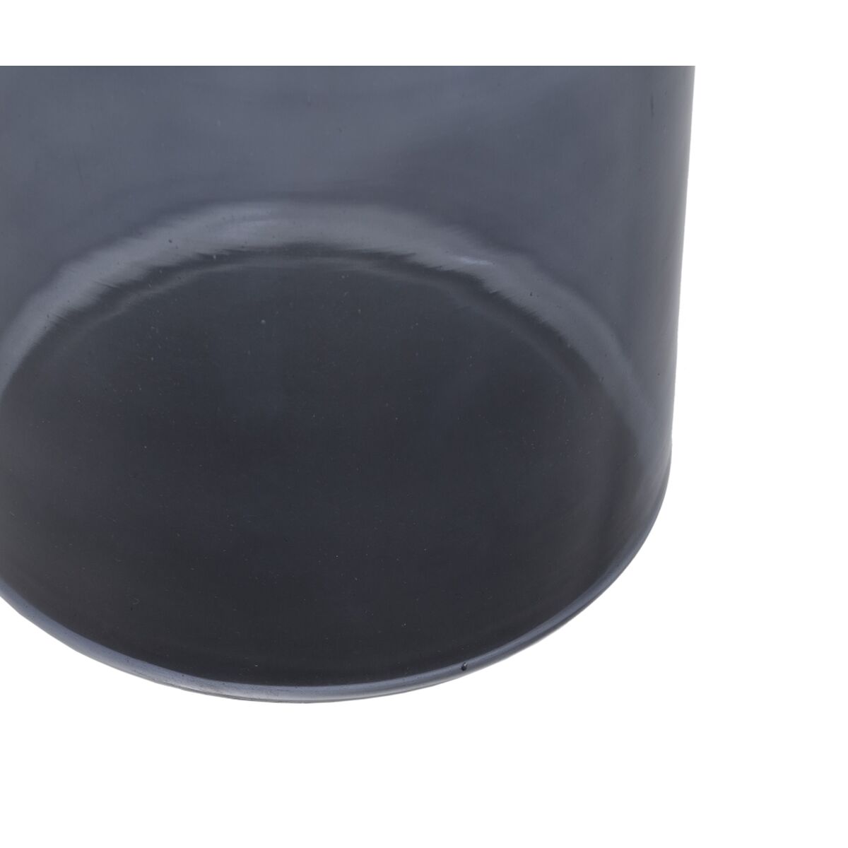 Вспомогательный стол 45 x 45 x 47 cm Стеклянный Чёрный Серый Металл-6