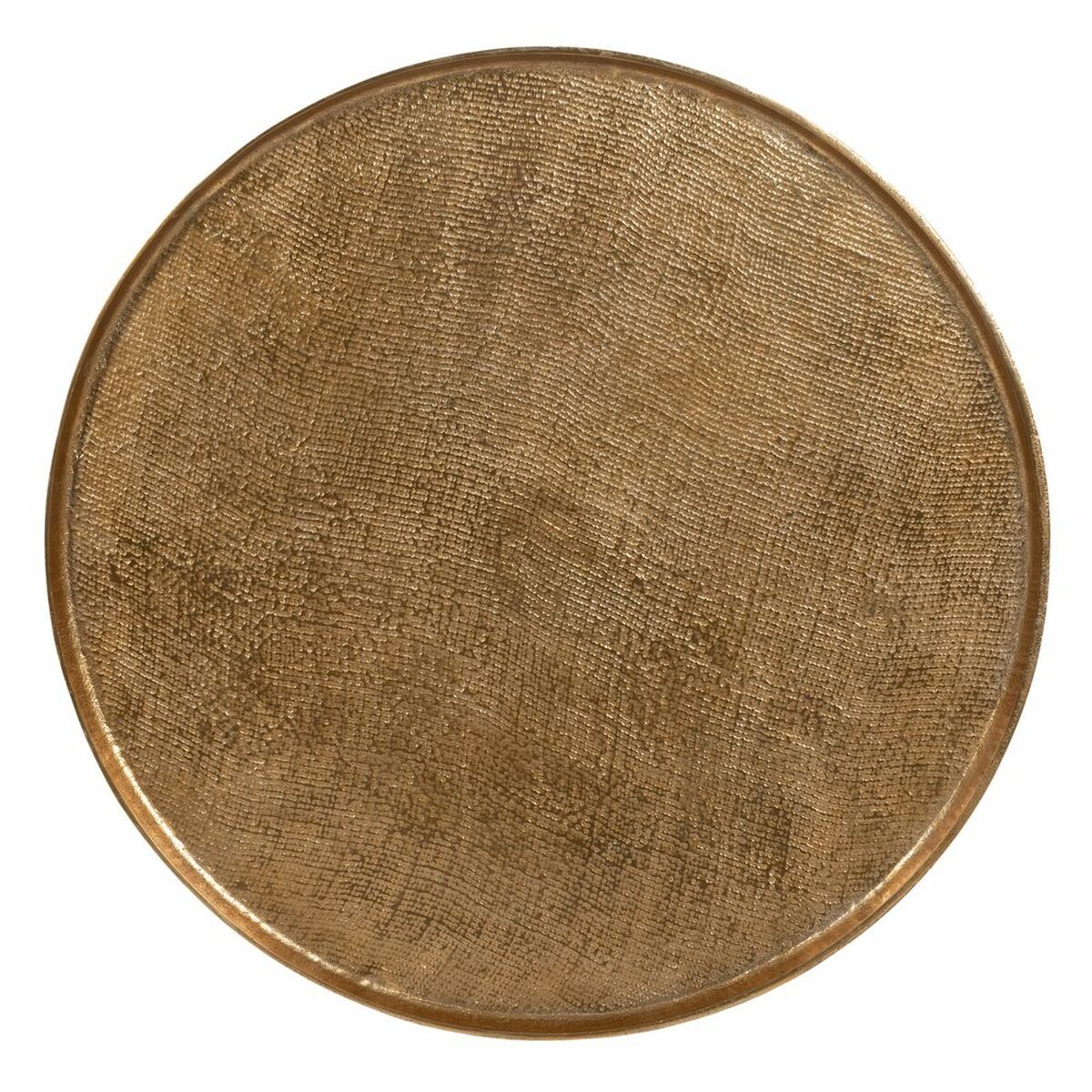 Вспомогательный стол 59 x 59 x 46 cm Чёрный Позолоченный Алюминий-2