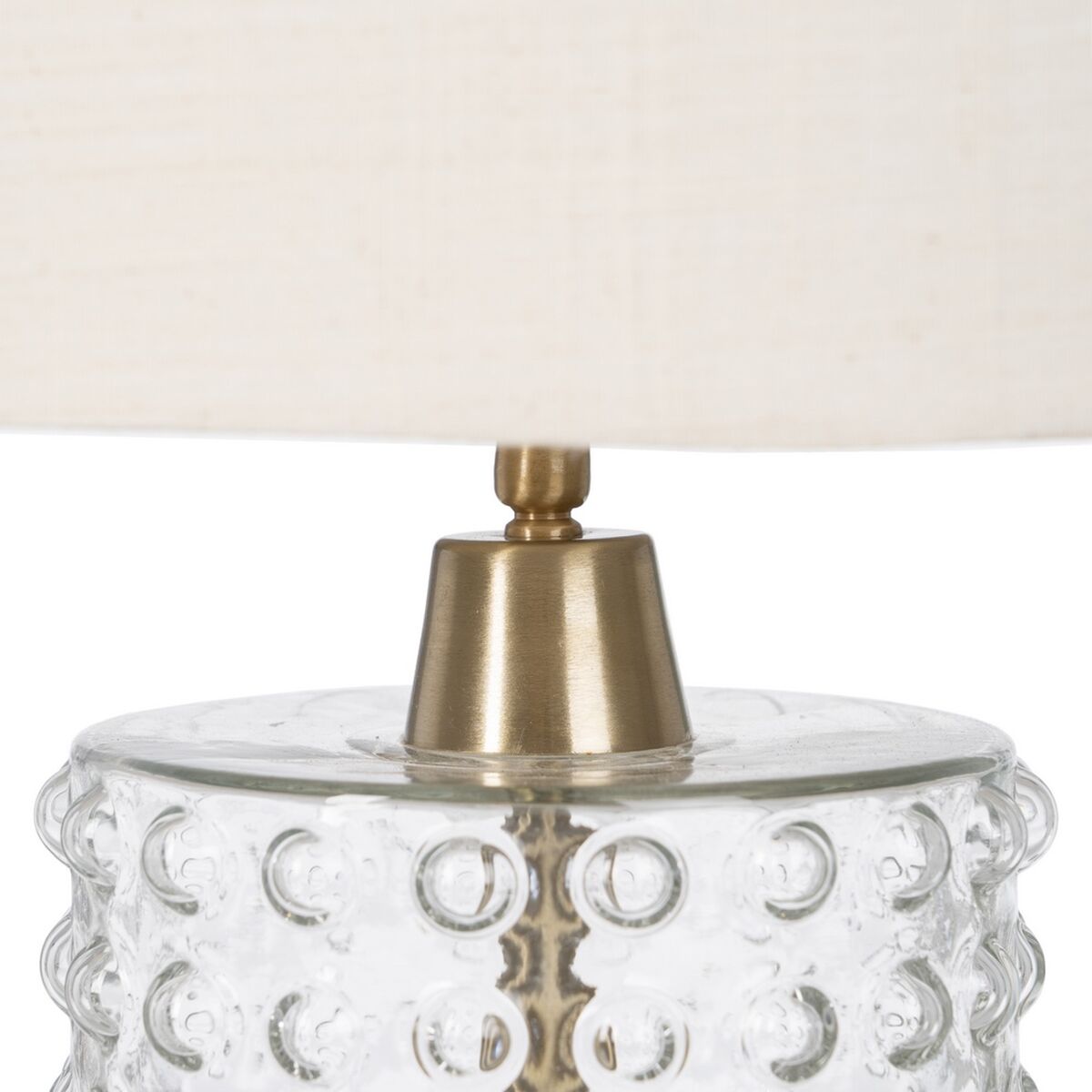 Настольная лампа Белый Позолоченный Хлопок Металл Стеклянный Латунь Железо 40 W 220 V 240 V 220-240 V 16 x 16 x 36 cm-7