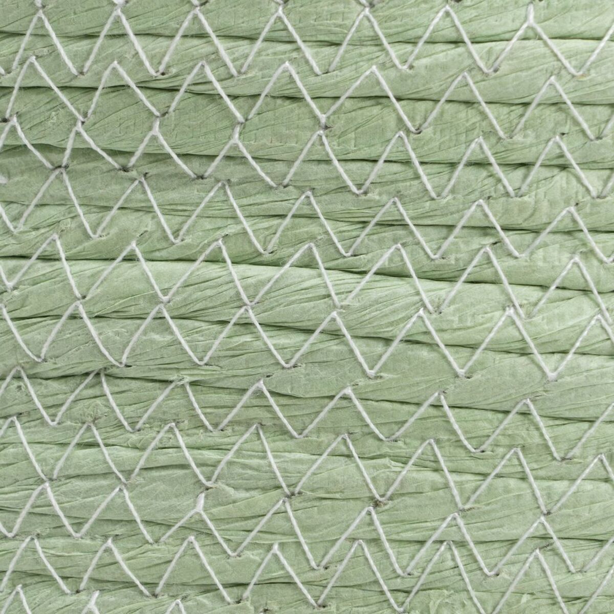 Basket Set Rope 20 x 20 x 27 cm Light Green (3 Items)-5