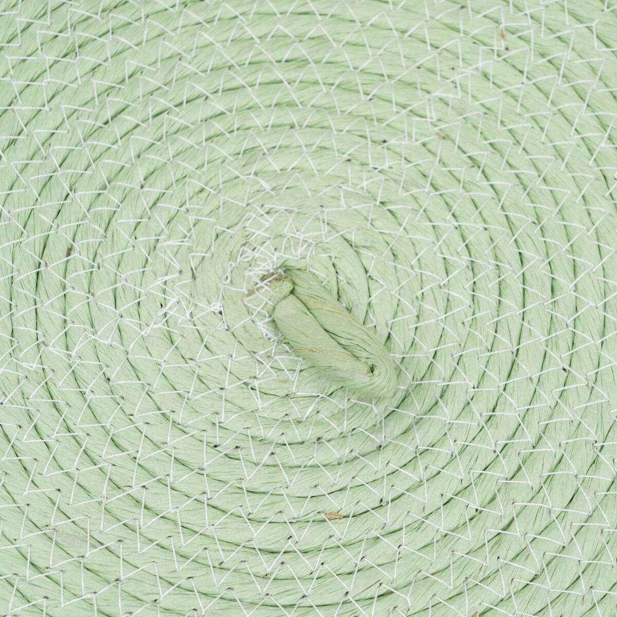 Универсальная корзина 3 Предметы 28 x 28 x 36 cm Веревка Светло-зеленый-3