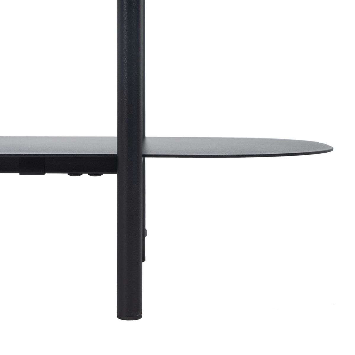 ТВ шкаф 90 x 28 x 70,3 cm Чёрный Сталь-2