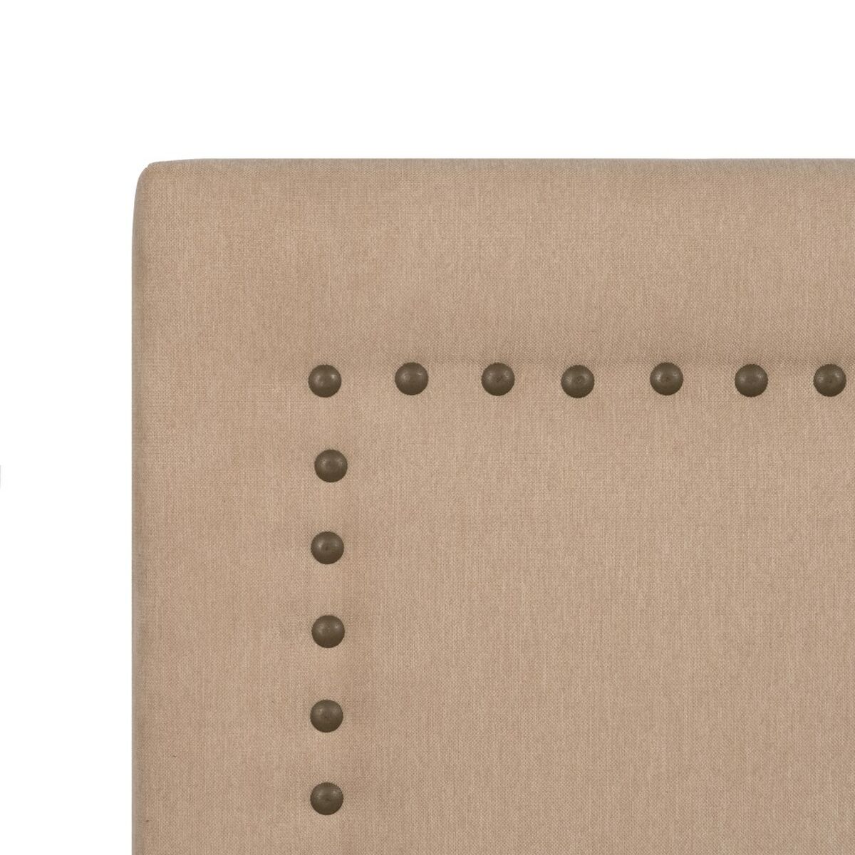 Изголовье кровати Синтетическая ткань Бежевый-5