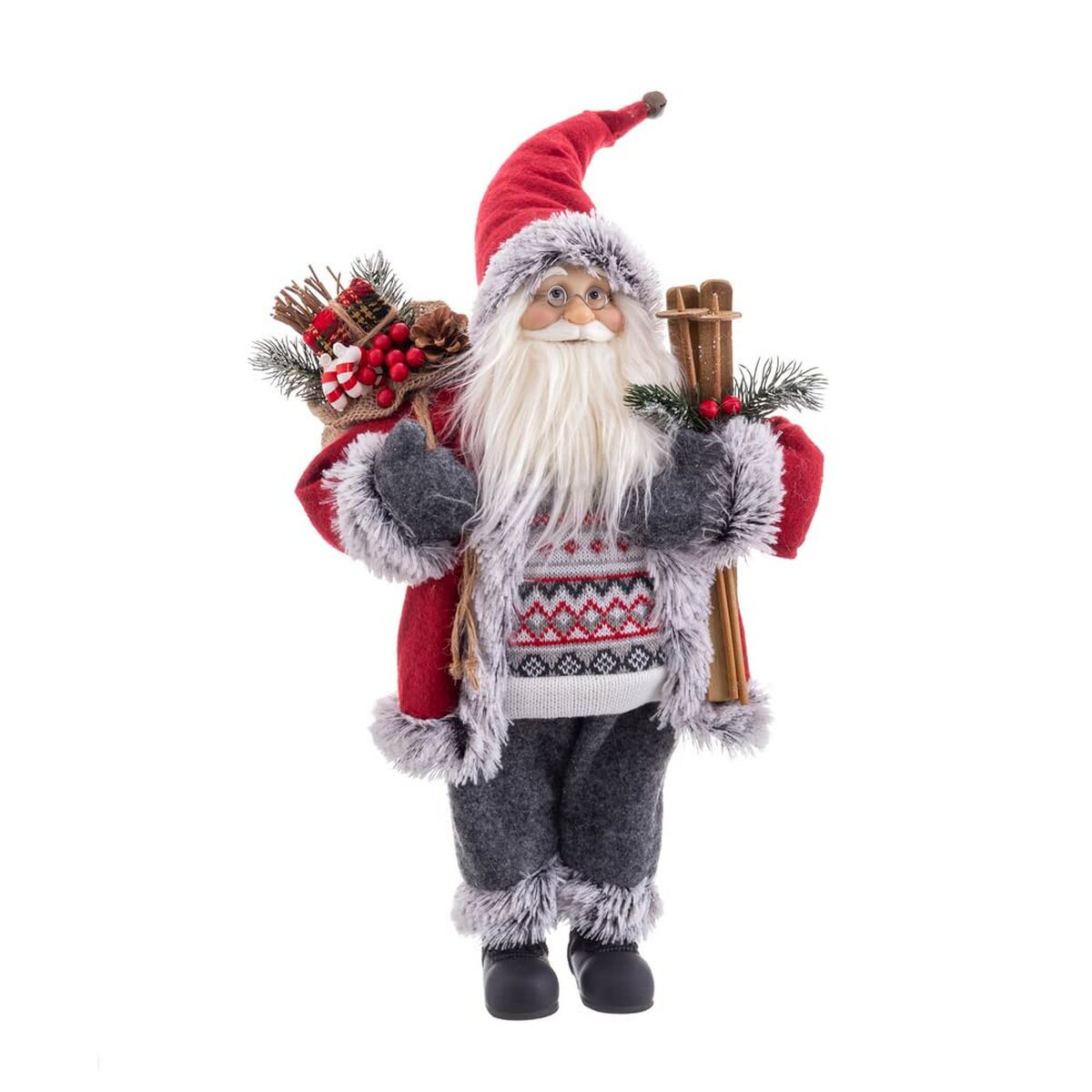 Новогоднее украшение Разноцветный Деревянный Пластик полистоун Ткань 45 cm-2