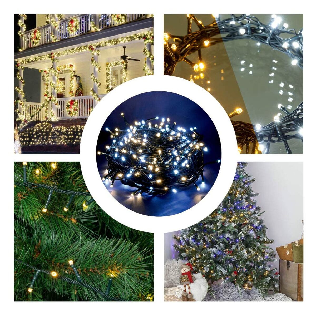Guirlandes LED 25 m Blanc 6 W-4