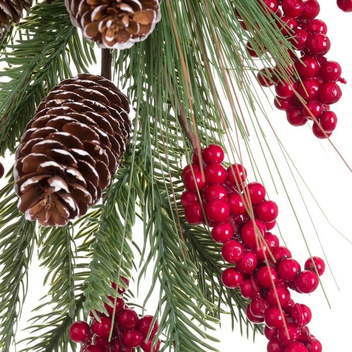 Türhänger Weihnachten Rot Grün Natur Kunststoff Ananas 42 cm-3