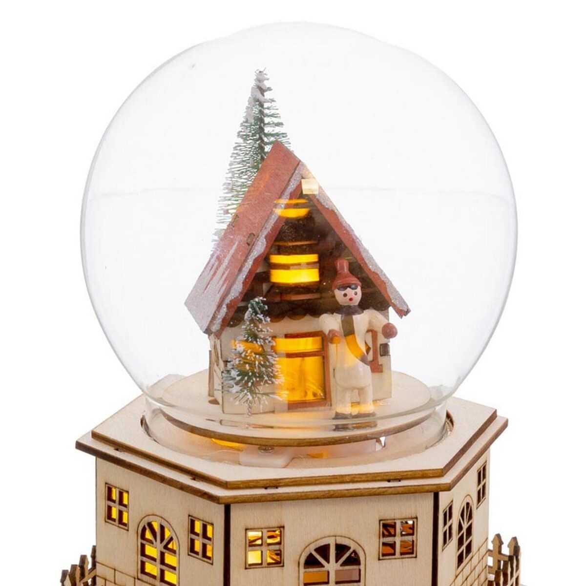 Новогоднее украшение Натуральный Деревянный 15 x 13 x 17 cm-2