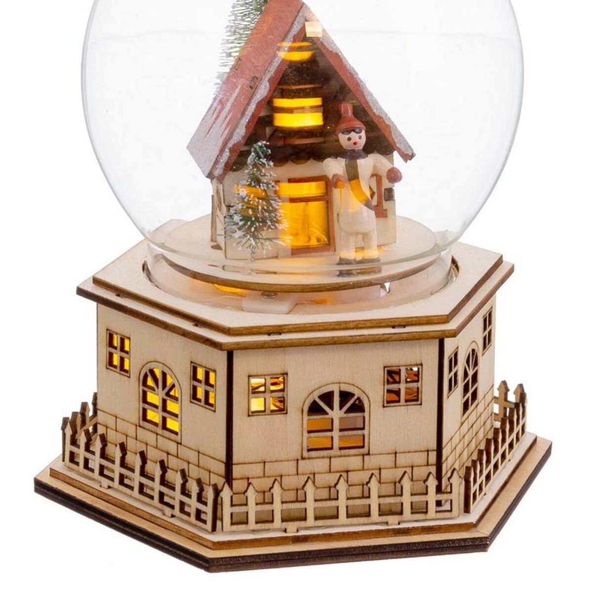 Новогоднее украшение Натуральный Деревянный 15 x 13 x 17 cm-3