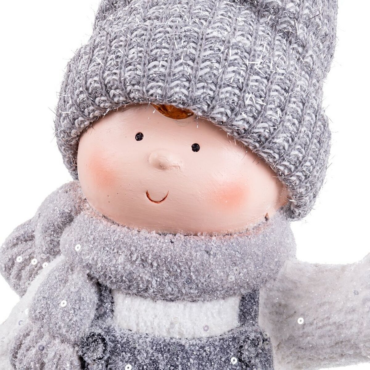 Новогоднее украшение Белый Серый Pебенок 23,5 x 16,5 x 42 cm-2