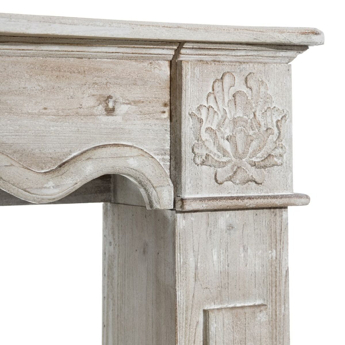 Grate fireplace wood spruce Wood MDF 116 x 20 x 102 cm-3