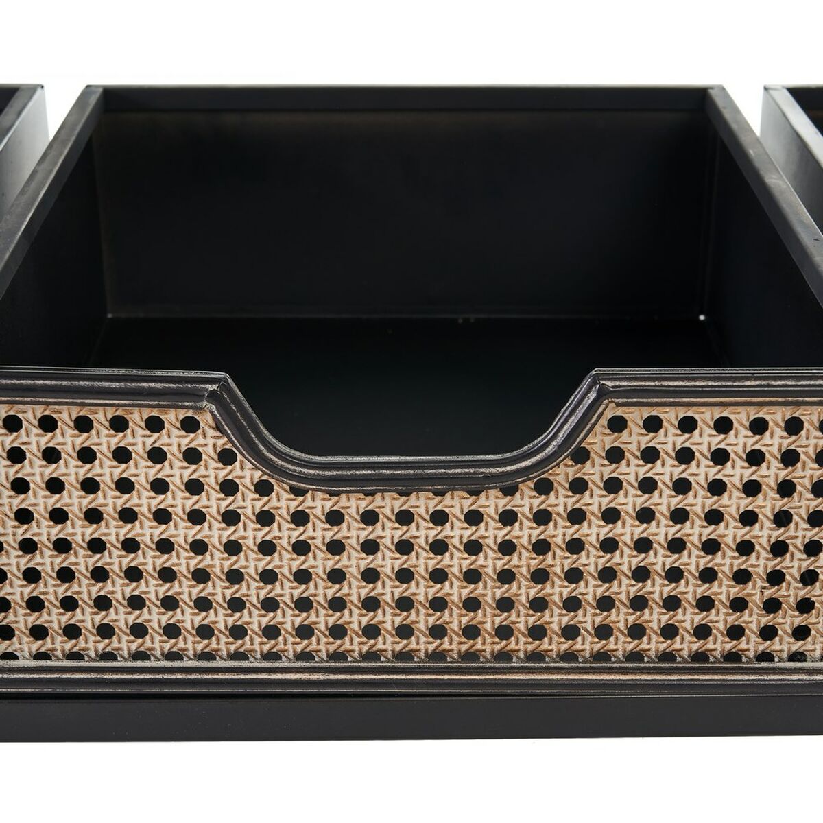 Мебель для прихожей с ящиками BRICK Вешалка Коричневый Чёрный Железо 111 x 37 x 185 cm-3