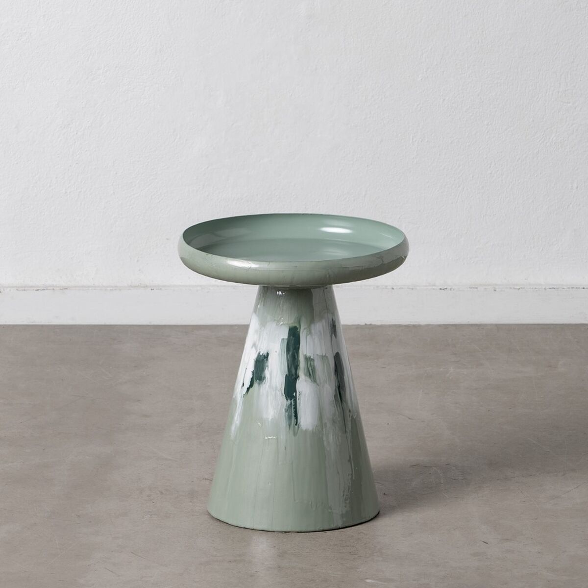 Utility Table Green Iron 36 x 36 x 45 cm-2
