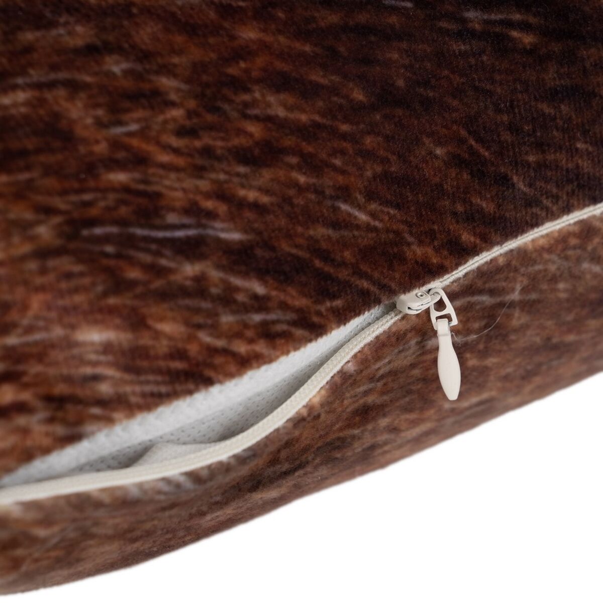 Almofada Castanho Velure 50 x 30 cm-2