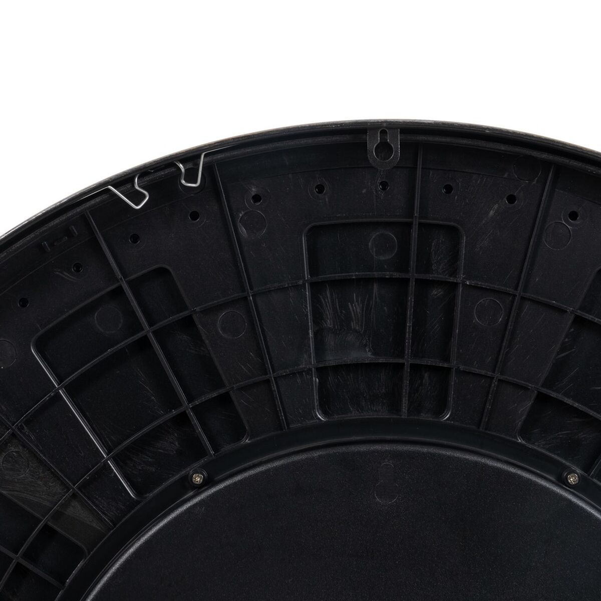 Настенное часы Серый Стеклянный Железо 69,5 x 9 x 69,5 cm (3 штук)-2