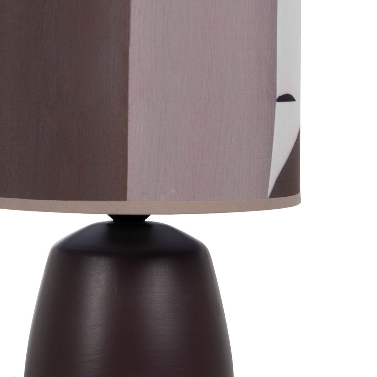 Үстел шамы қоңыр керамика 60 W 220-240 V 22 x 22 x 29 см-6