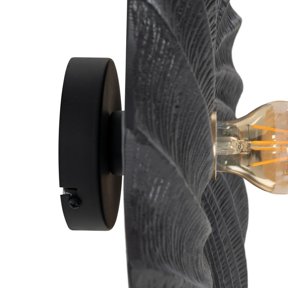 Настенный светильник Чёрный Алюминий Железо A 220-240 V 51 x 10 x 51 cm-2