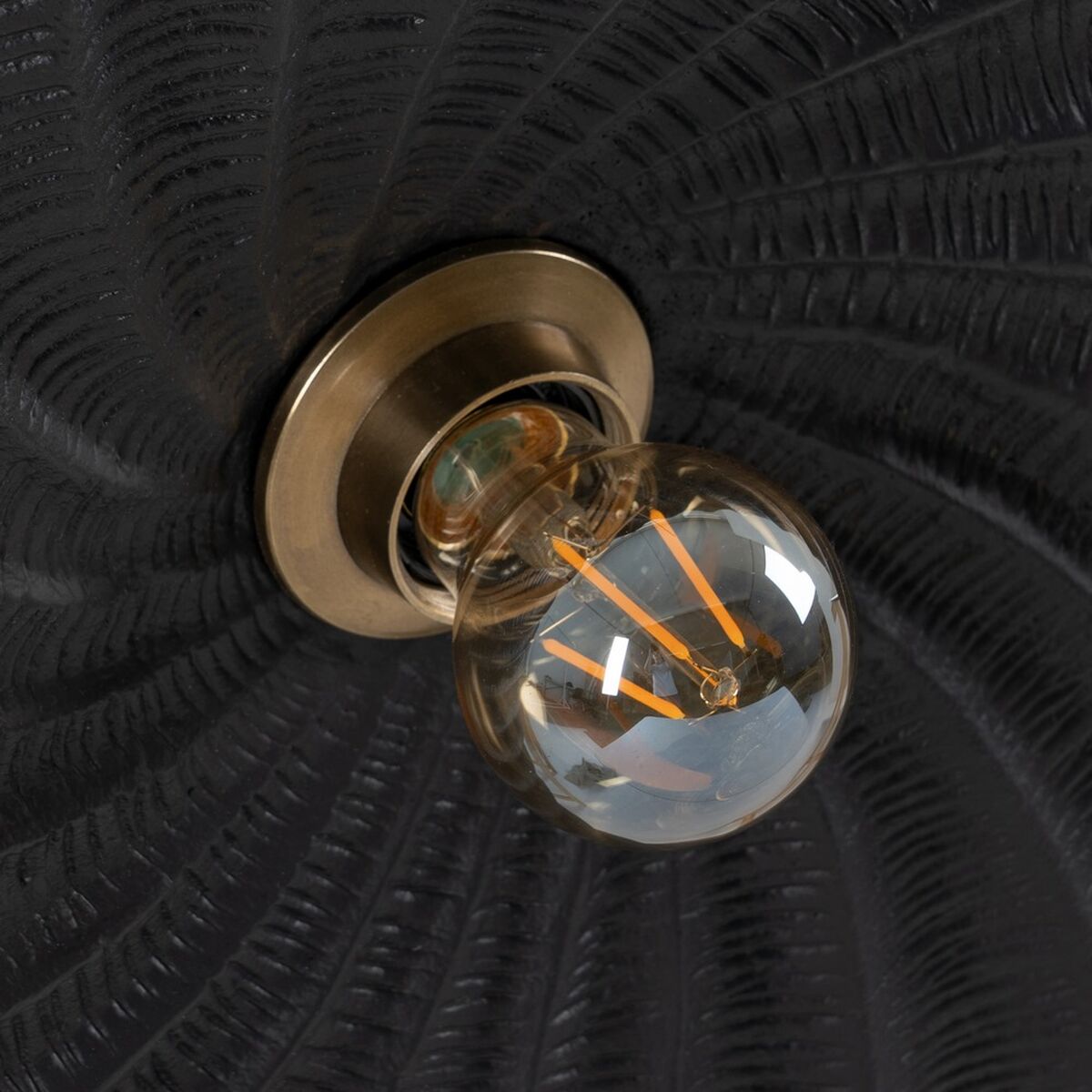 Настенный светильник Чёрный Алюминий Железо A 220-240 V 51 x 10 x 51 cm-4