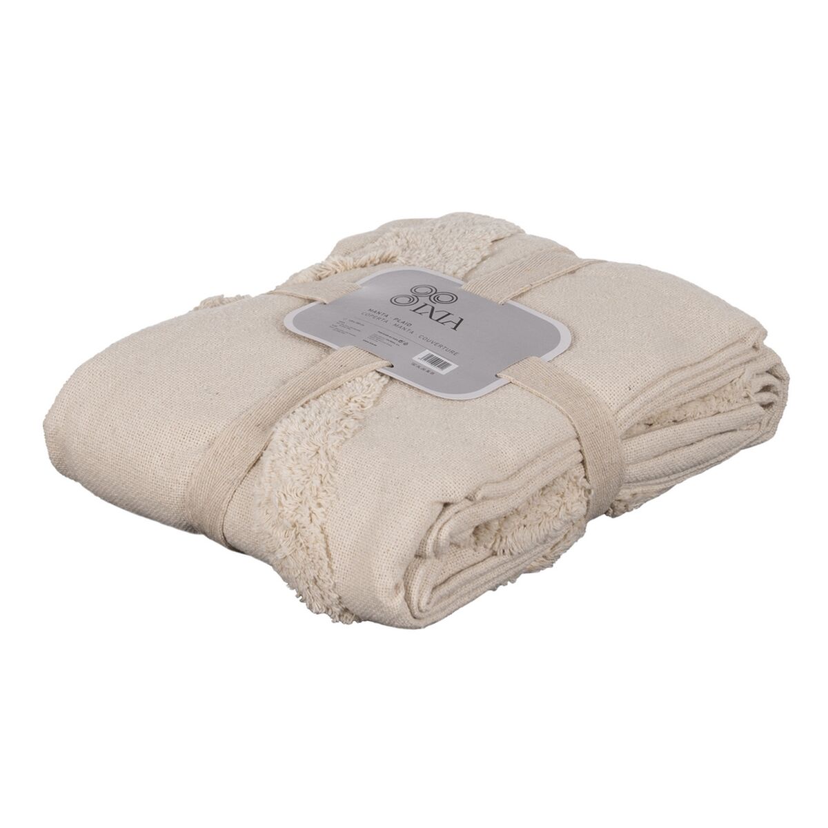 Blanket Beige 125 x 150 cm-7