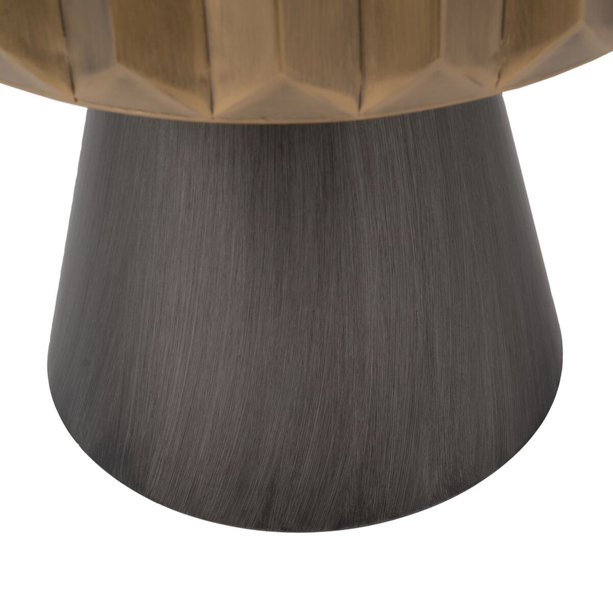 Вспомогательный столик Чёрный Позолоченный Железо 63 x 63 x 62 cm-7