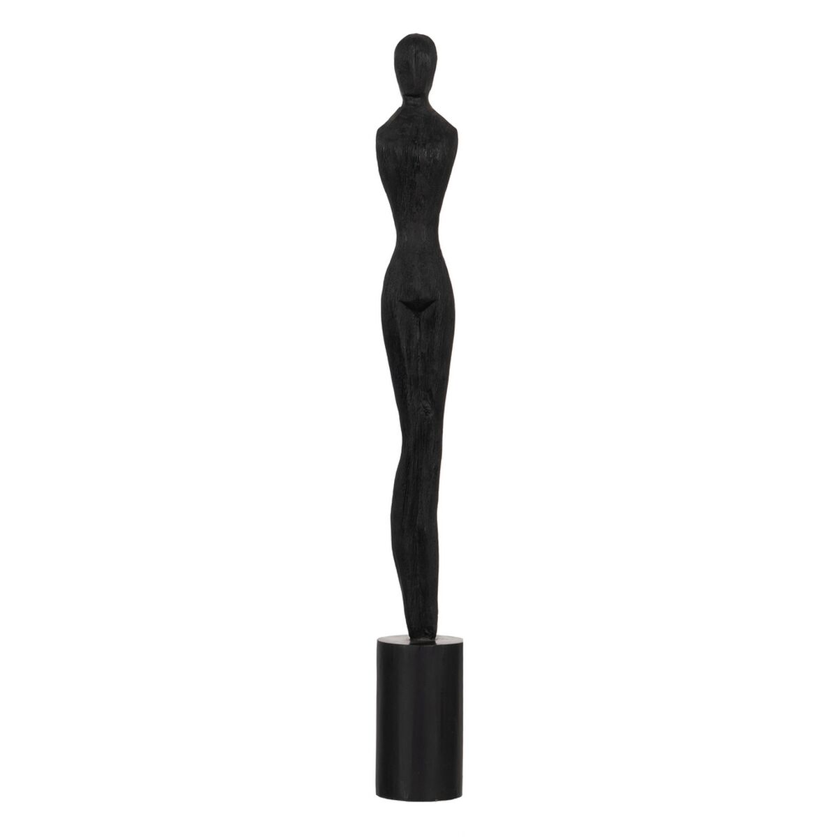 Figura decorativa Mulher Negra 9 x 9 x 77 cm